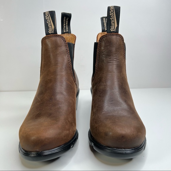 NEW Blundstone 1673 Chelsea Bootie Antique Brown Leather Size 6.5 US - Picture 2 of 11